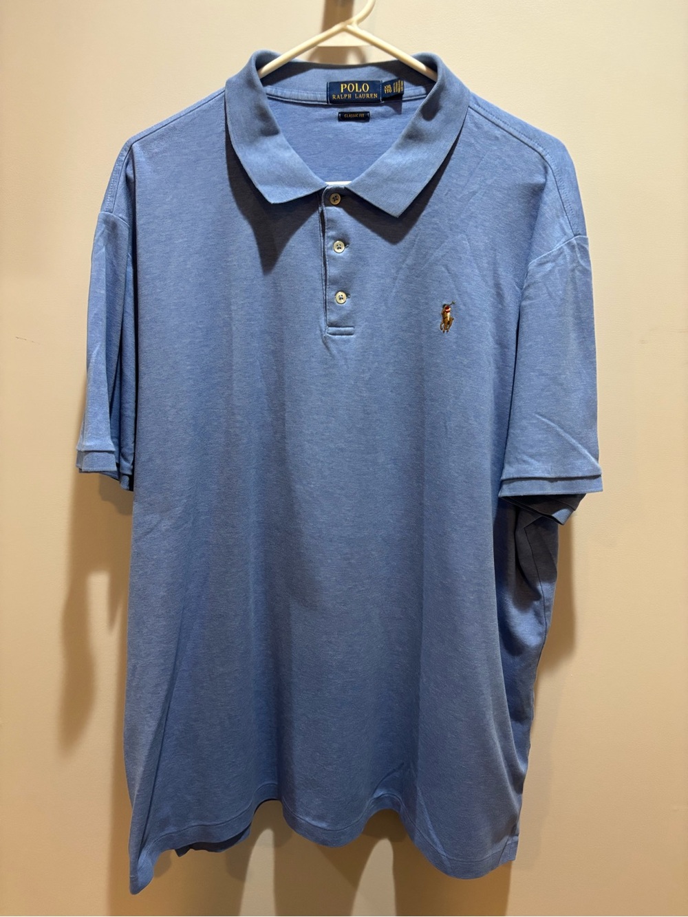 Polo by Ralph Lauren Classic Light Blue Short Sleeve Polo